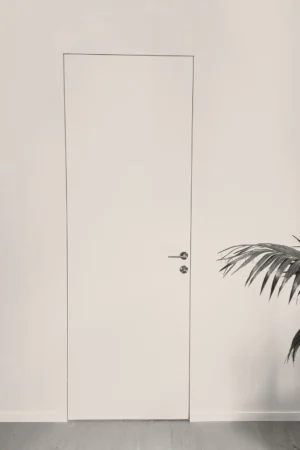 דלת קו אפס  צבע לבן – SPACE